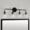 Capital Lighting Amara 4 - Light Vanity in  Matte Black/Brass - 2 of 3