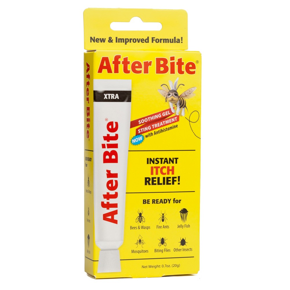 best by 08/2025) pack of 4 count ) After Bite Xtra / Diphenhydramine HCl / GEL