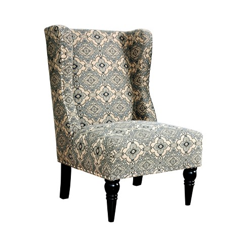 Iohomes Galvez Contemporary Wingback Accent Chair Target