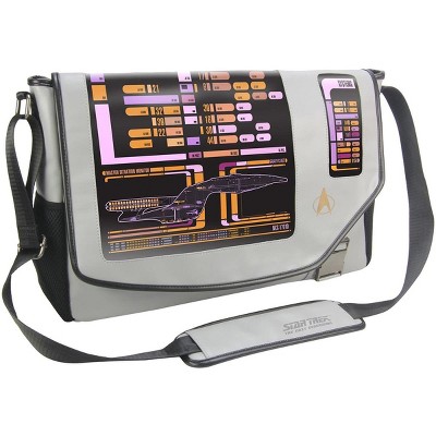 Crowded Coop, LLC Star Trek: The Next Generation LCARS 15" Messenger Bag