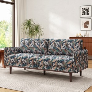 Modern Loveseat Sofa Chenille Fabric Sofa 2-Seater Sofa Couch - ModernLuxe - 1 of 4