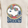 Boys' - Peanuts - Groovy Snoopy Graphic Long Sleeve Fleece Sweatshirt - 2 of 4