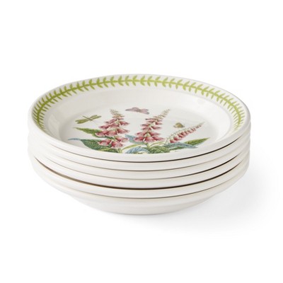 Botanic Garden Meadow Floral Ceramic Salad Plates - Set of 6