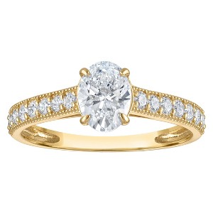 Naturalux 14K Gold 1.35 cttw Lab Grown Diamond Ring - 1 of 4