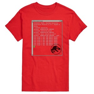 Men's - Jurassic Park - You Didnt Say The Magic Word Short Sleeve Graphic T-Shirt - 1 of 4