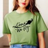 Simply Sage Market Women's Come We Fly Broom Short Sleeve Graphic Tee - 2 of 4