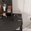COZONY Corner Vanity Set with LED Lighting Mirror, Makeup Vanity Desk with Storage Cabinet and Stool, Illuminated Dressing Table for Bedroom - 3 of 4