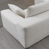 VASIP Modern Green L-Shape Modular Sofa Set, 2-Piece Cream Upholstered Couch for Living Room, Bedroom & Salon, 109*68" - Free Combination - 3 of 4