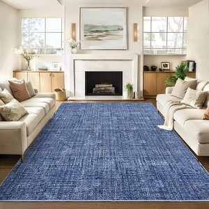 Minimalist Extra Large Living Room Rug 10x13 Machine Washable Rug with Non-Slip Rubber Backing for Dining Room Bedroom Office Playroom - 1 of 4