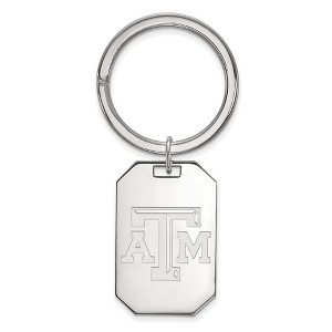 Black Bow Jewelry Sterling Silver Texas A&M Aggies NCAA Key Chain - 1 of 3