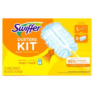Swiffer 6-Count Disposable Dusting Kit with Handle