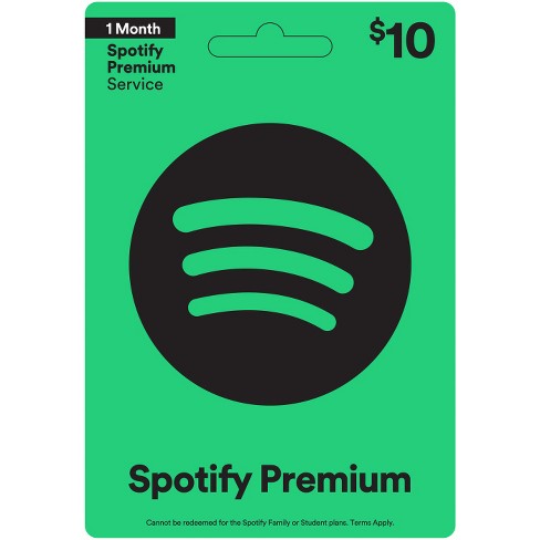 Spotify gift card online