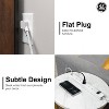 GE 6-Outlet Power Strip 1 USB-A 1 USB-C 15W Shared 6' Braided Cord White: Lifetime Warranty, 14 AWG, 3.6 Amps - 2 of 4