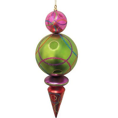 CMI Giant 23" Pop Art Multi-Colored Finial Commercial Christmas Ornament Decoration