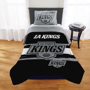 Sweet Home Collection NHL Los Angeles Kings Comforter & Pillow Sham Set - 1 of 3