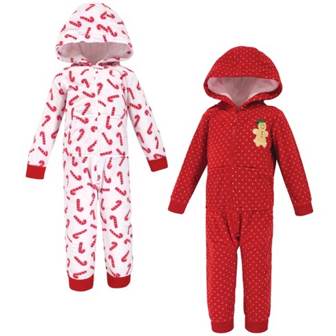 Hudson Baby Toddler Girl Fleece Jumpsuits, Coveralls, And Playsuits 2pk ...