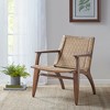 VYNXARIA Accent Chair，Mahogany wood frame£¬Rattan back and seat£¬No cushions - 2 of 4