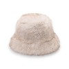 Anna-Kaci Women's Plush Furry Bucket Hat with Soft Cozy Lining - 2 of 4