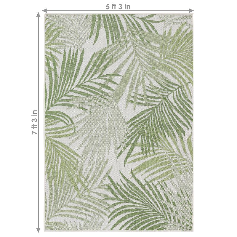 Sunnydaze Tropical Illusions Indoor and Outdoor Patio Area Rug, 3 of 10
