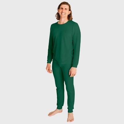 City Threads Men's Soft & Cozy Thermal Long Johns 2-Piece Set, USA-Made, Comfortable Adult Loungewear
