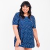 Calypsa Women's Longer Length UPF 50+ Anna Swim Tunic - 4 of 4