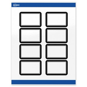 Avery 2" x 3" Labels, Double Black Border, 80 ct - 1 of 4