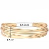 Gold Bangle Bracelets for Women Trendy Chunky Adjustable Twist Love Textured Bracelet - 3 of 4