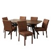 PAGED Wood Dining Table, Modern Kitchen Table with Rounded Corners, 59" Living Room Table for Kitchen Dining - 2 of 4