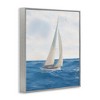 Stupell Industries Sailboat in Ocean Waves Black Framed Giclee Art - 3 of 4