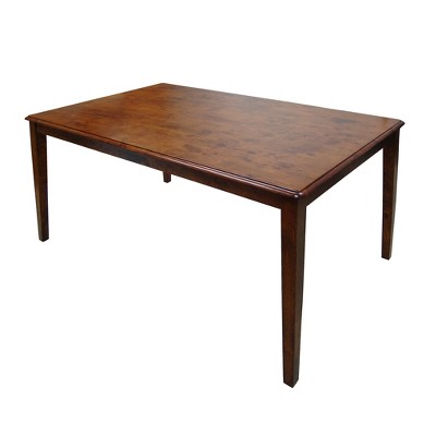 Walnut Finish Solid Hardwood Shaker Dining Set with 4 Chairs and Bench