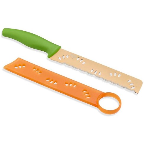 Kuhn Rikon Colori 2-Piece Citrus Knife Set (Green and Orange) 2848