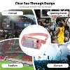 Garnen Clear Fanny Pack Stadium Approved Bag, Clear Crossbody Bag for Stadium Events Concerts Gameday, Clear Belt Bag with Adjustable Strap, Pink - 2 of 4