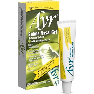 Ayr Saline Nasal Gel, With Soothing Aloe, 0.5 Ounce Tube - 1 of 4
