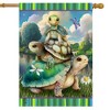 Briarwood Lane Summer House Flag 40x28 For Outdoor Turtle Trio For Summer House Flag - 4 of 4