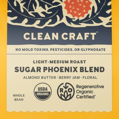 Heirloom Coffee Roasters Sugar Phoenix Blend Light Medium Roast Ground Coffee - 12oz