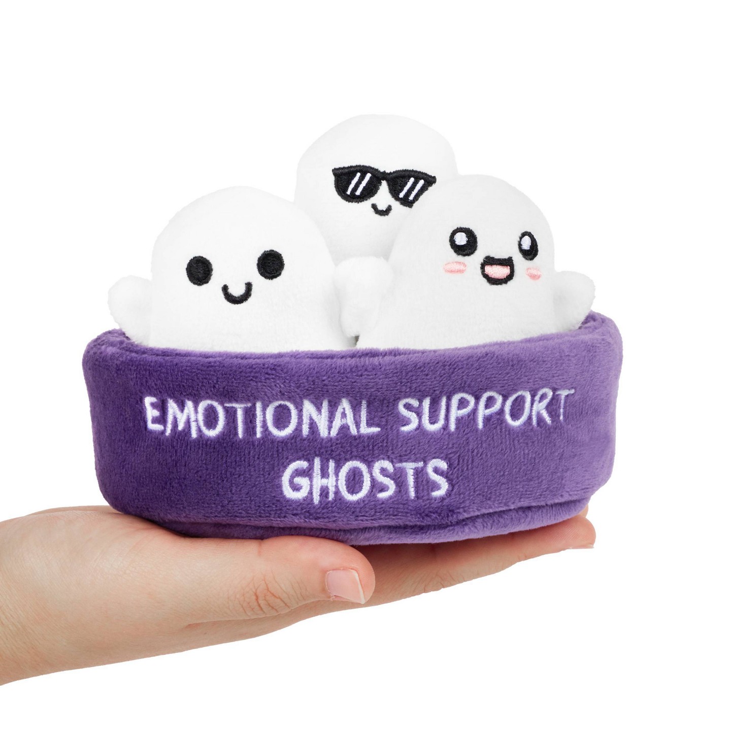 Детские мягкие игрушки What Do You Meme? Emotional Support Minis Ghost — фото 3