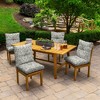 ARDEN Outdoor Plush Modern Tufted Blowfill Dining Chair Cushion, 21 x 40, Water Repellent, Fade Resistant - 3 of 4