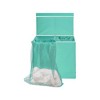 Apex Vanguards Turquoise Double Laundry Hamper Basket - 2 of 3