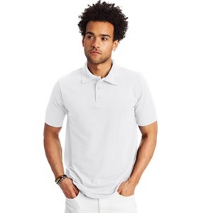 Hanes Men's Pique Polo Shirt (Big & Tall Sizes Available) - 1 of 4