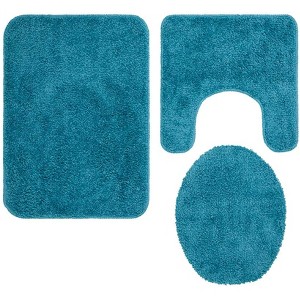 The Lakeside Collection 3-Pc. Bath Rug Set - 1 of 2