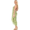 LA LEELA Women's Cover Up Wraps Summer Cover-Up Bikinis Pareos Beachwear Sarong Coverups Pareo Swimwear Beach Party for Women One Size Green,Floral - 4 of 4
