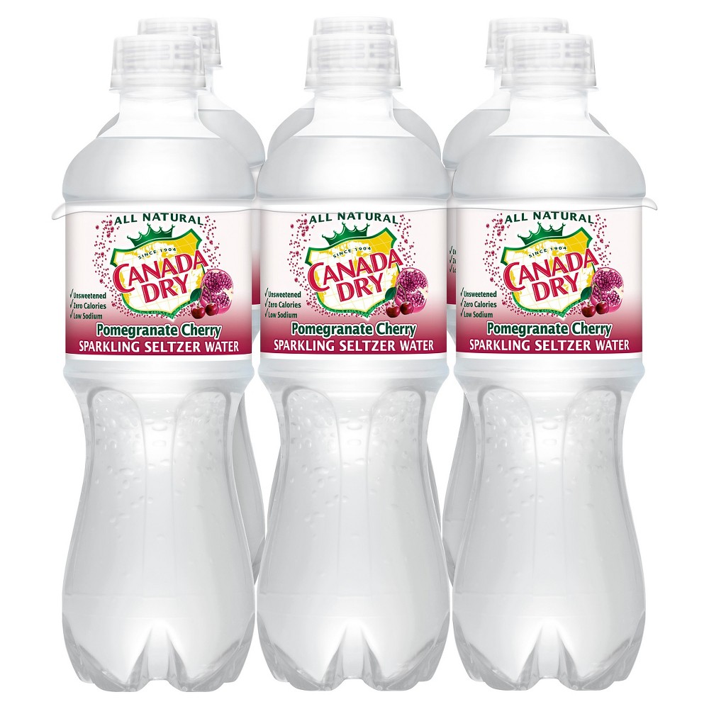 UPC 078000021813 product image for Canada Dry Pomegranate Cherry Sparkling Seltzer Water - 6pk/0.5 L Bottles | upcitemdb.com