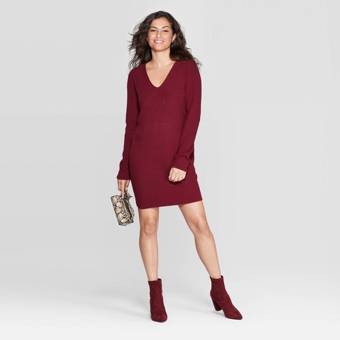 burgundy lace dress target