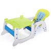 INFURNIC Dining Chairs Adjustable Highchair, Kid Dining Chair For Baby Toddler Dinning Table With Feeding Tray, Green, 21.7"*25.6"*40.9" - 4 of 4