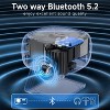 Paaaawaters [360°Adjustable Stand] Mini Projector with WiFi and Bluetooth: Electric Focus & Auto Keystone 1080p Supported, 15000L - 3 of 4