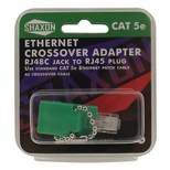 Shaxon Category 5e RJ48C to RJ45 Ethernet Crossover Adapter Green MAECFM-EG-B