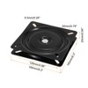 Unique Bargains 360 Degree Rotation Bar Stool Seat Replacement Swivel Plate - 2 of 3