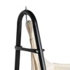 Sapphtopaz Porch Swing Hanging Hammock Chair with Stand Outdoor Swing Seat with Side Pocket for Patio, Indoor, Garden, Backyard - 4 of 4