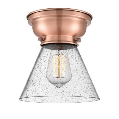 Cone - 1 Light Flush Mount In Industrial Style-7.4 Inches Tall and 7.75 Inches Wide
