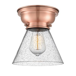 Cone - 1 Light Flush Mount In Industrial Style-7.4 Inches Tall and 7.75 Inches Wide - 1 of 1